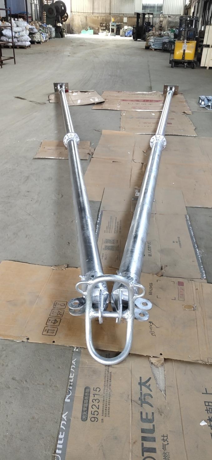 Cavalletto per taglia fissa tubolare 17 di Palo Electric Power di estensione di alluminio di forma - carico di verticale 30KN