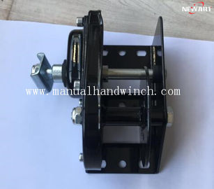 Argano di sollevamento manuale del piccolo freno automatico del nero 800lbs, argano della mano del rimorchio da tirare fornitore